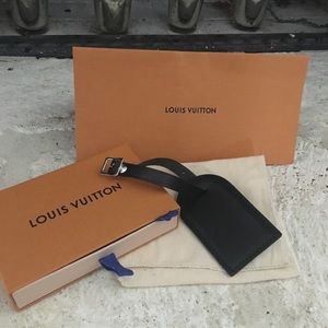 Authenic Louis Vuitton Luggage tag